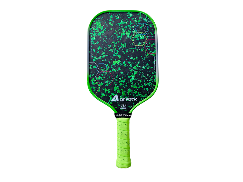 热压锻造纹碎花绿磨砂匹克拍