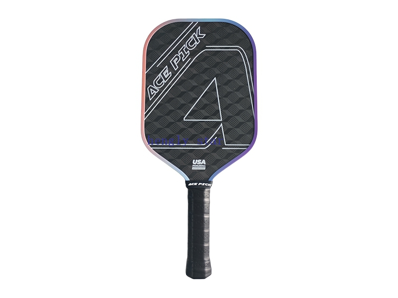 COLD PRESSED PICKLEBALL PADDLES CARBON FIBER JACQUARD WEAVE MATT SURFACE FOR BIGINNERS